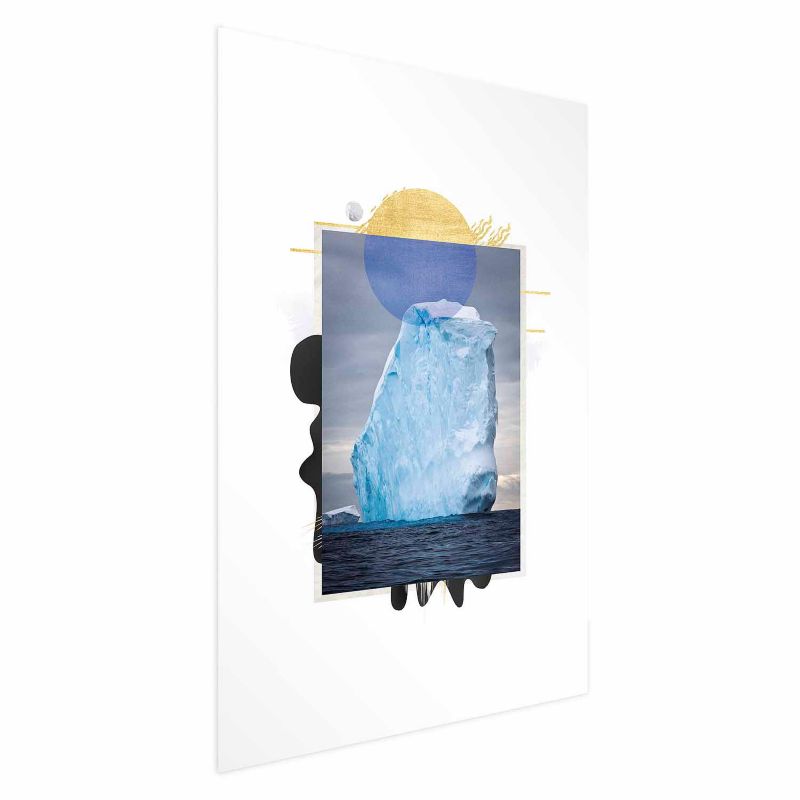 Plakat Artgeist Góra lodowa 60x90 cm bez ramy 1 szt