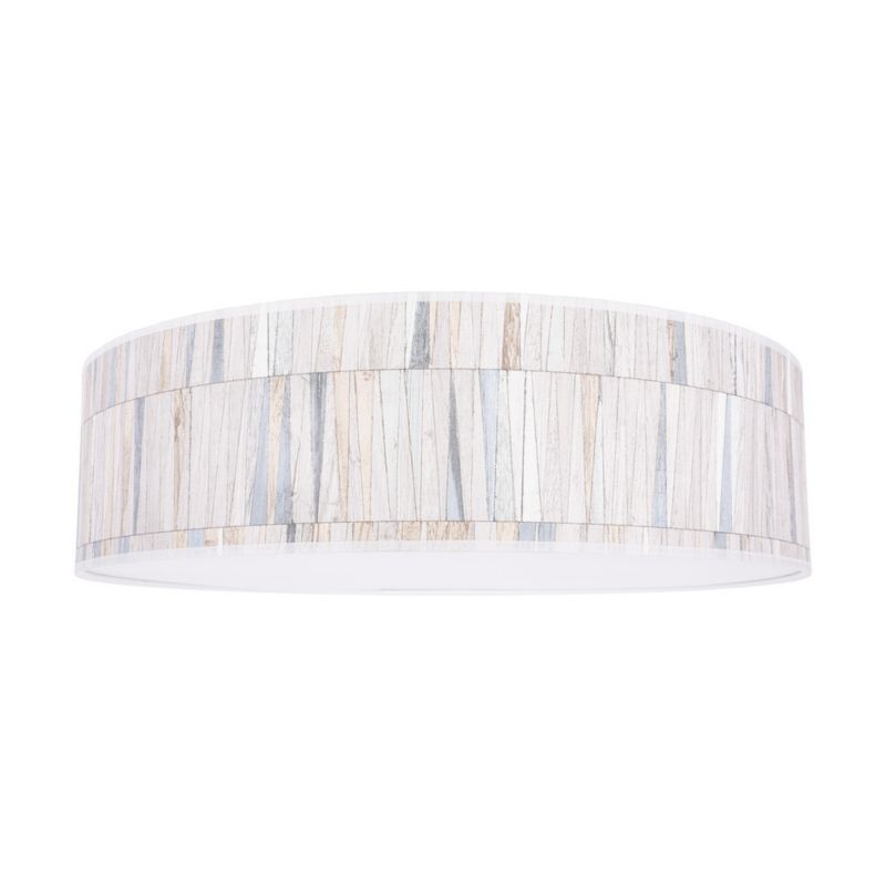 Lampa Sufitowa SPOT Light 4xE27 Max.25W Klasyczne Połączenie Bieli z Wielokolorowym Abażurem, Polski Producent, 1 szt.