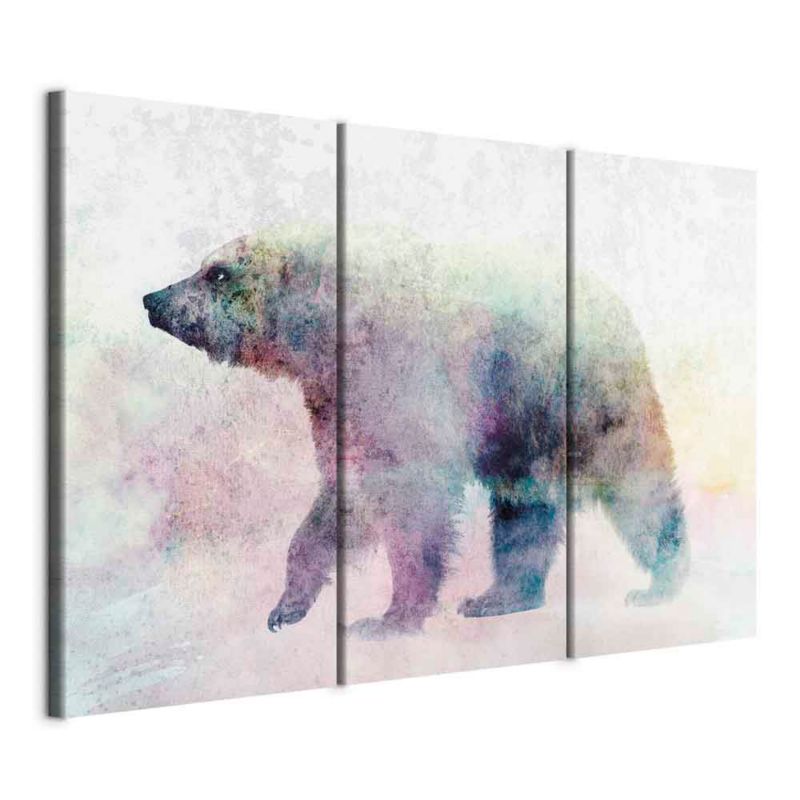 Obraz Artgeist Samotny niedźwiedź 60 x 40 cm flizelina 1 szt