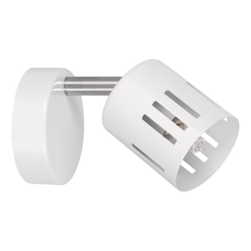 Kinkiet SPOT Light 1xG9 Max.28W Klasyczne Połączenie Chromu i Bieli, Polski Producent, 1szt.