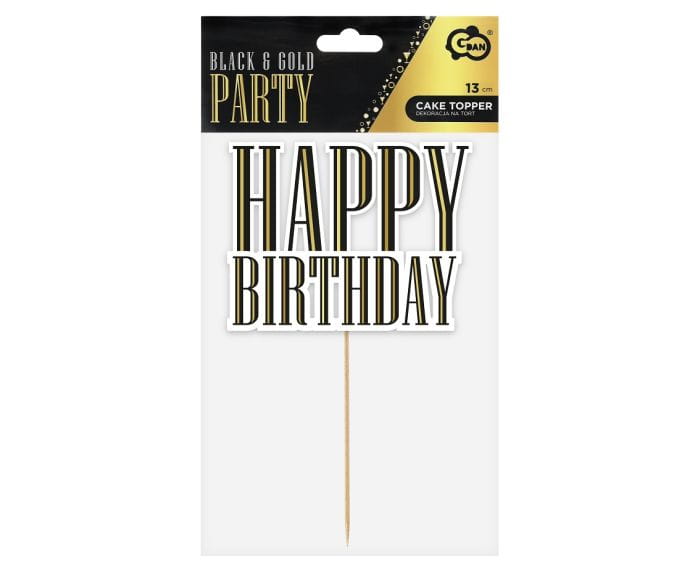 DEKORACJA TORT HAPPY BIRTHDAY