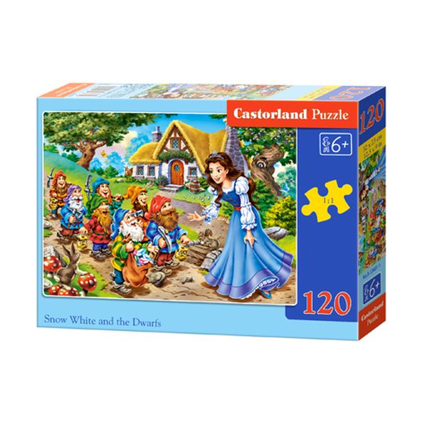 Castorland Puzzle 120 el. B-13401-1 Snow White and the Seven Dwarfs