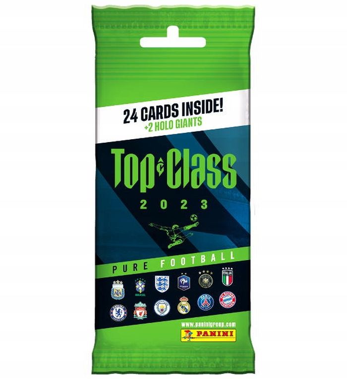 Karty Piłkarskie Top Class 2023 Fat Pack Panini 24 karty + 2 edycja spacjalna