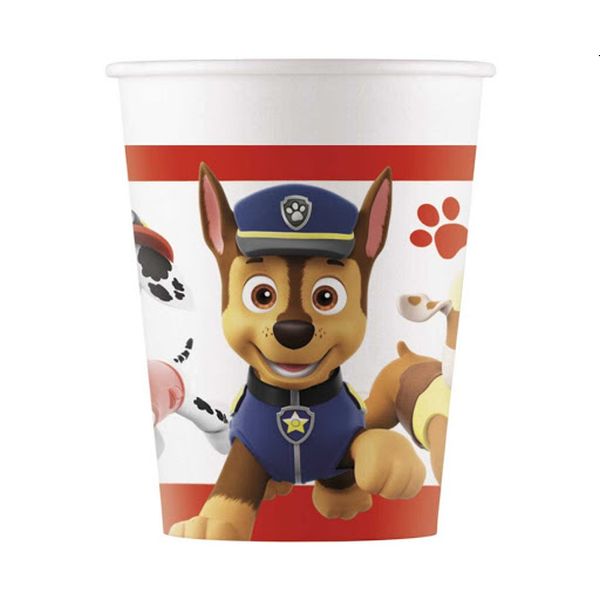 Kubeczki papierowe Paw patrol nickelodeon, poj. 200ml 8 szt.@