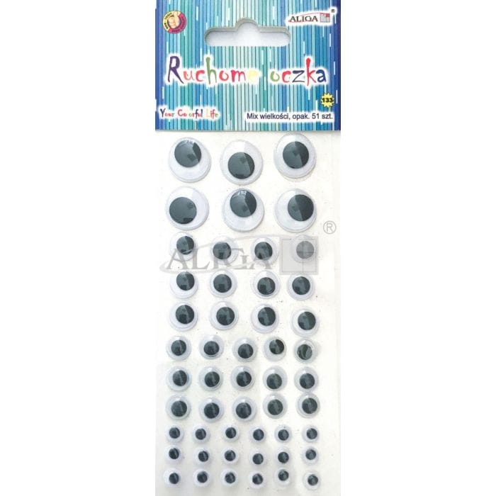 Ruchome oczka MT-6923 mix rozmiarów
