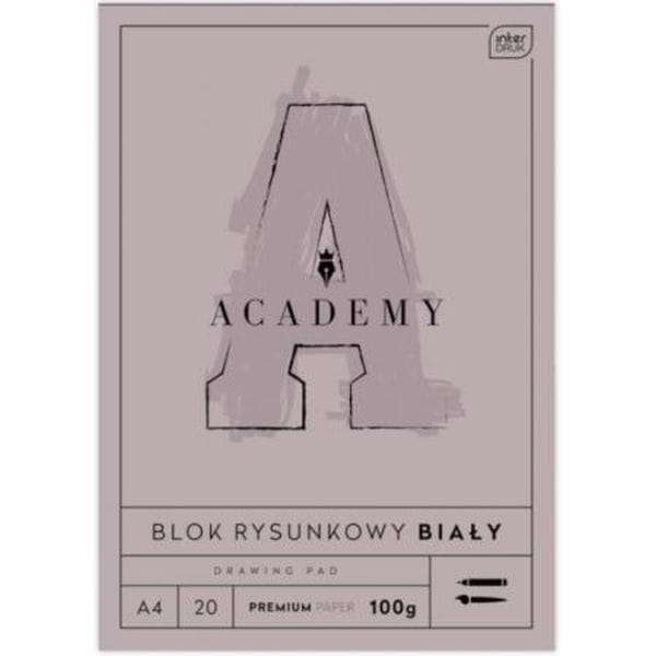 Blok rysunkowy A4 20 100g ACADEMY