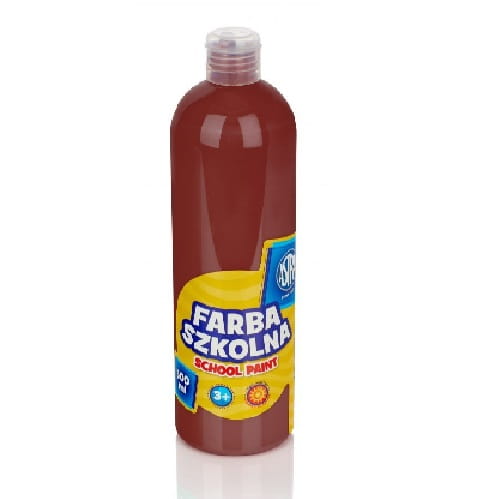 Astra Farba Szkolna Plakatowa 0,5L Brązowa