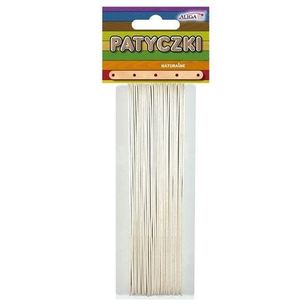 Patyczki PK-0029 bezbarwne op.25szt. 200x25x1,6mm