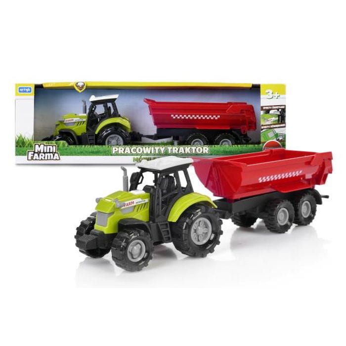 TRAKTOR Z PRZYCZEPĄ MINI FARMA