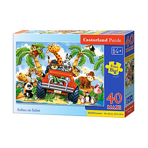 Castorland Puzzle 40 el. Maxi Softies on Safari