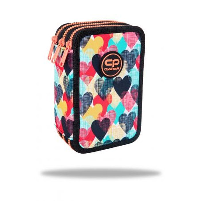 Coolpack Piórnik potrójny Jumper 3 z wyposażeniem ChocoLove