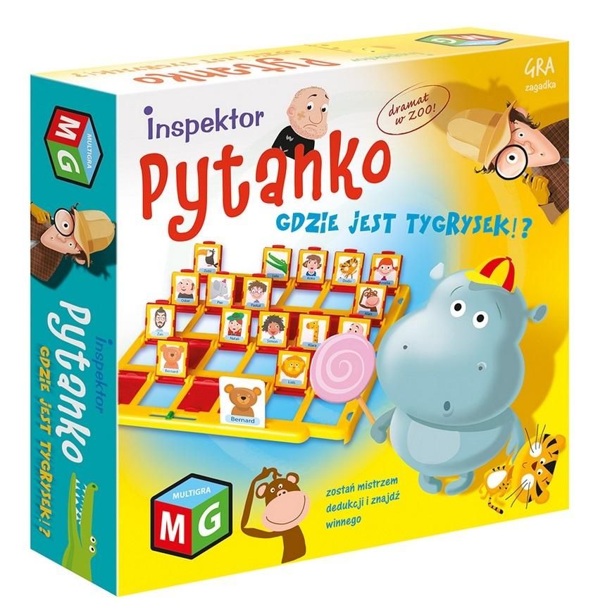 Gra Rodzinna Inspektor Pytanko. Gdzie jest Tygrysek? MultiGra