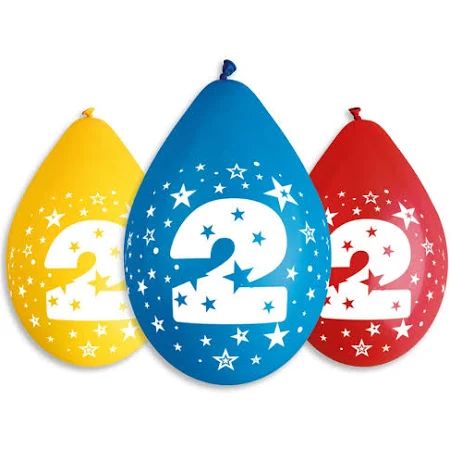 BALONY PASTEL 12 CYFRA 2 5 SZTUK