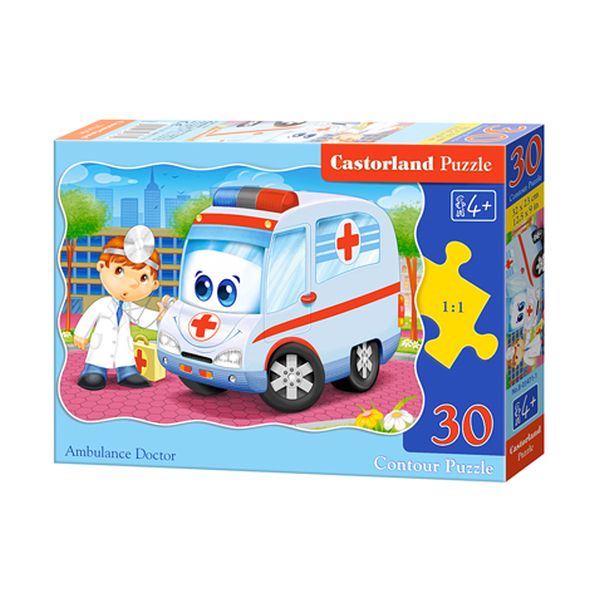 Puzzle 30 el. B-03471-1 Ambulance Doctor