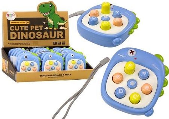 GRA ZRĘCZ WHACK A MOLE LITERKI DINO