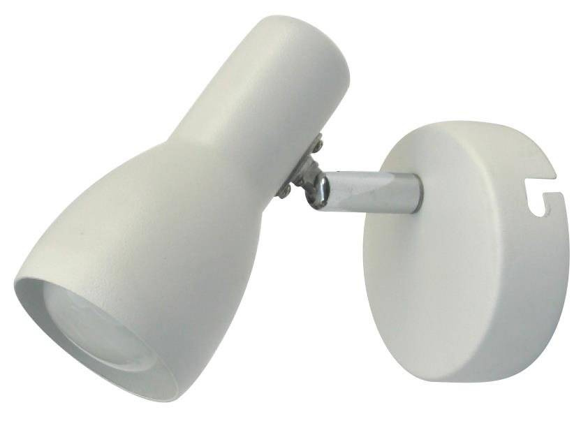 Lampa ścienna kinkiet 1X40W E14 biały mat PICARDO