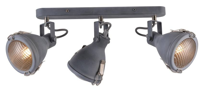 Lampa Ścienna Crodo Listwa E14 Szary