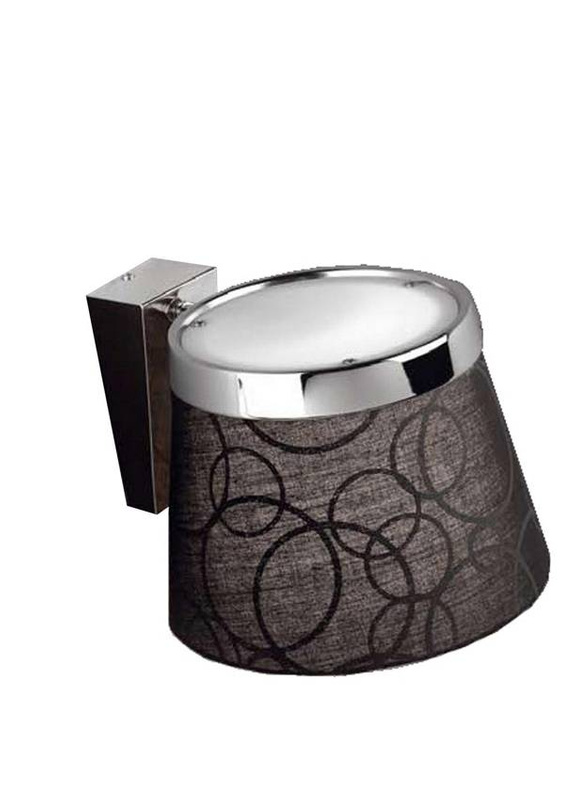 Lampa ścienna kinkiet czarny chrom Impresja