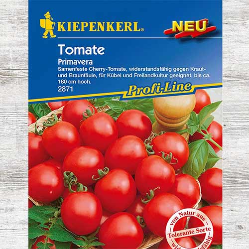 1 szt, Pomidor koktajlowy Primavera - Nasiona: Ilość w opakowaniu: 1 opak