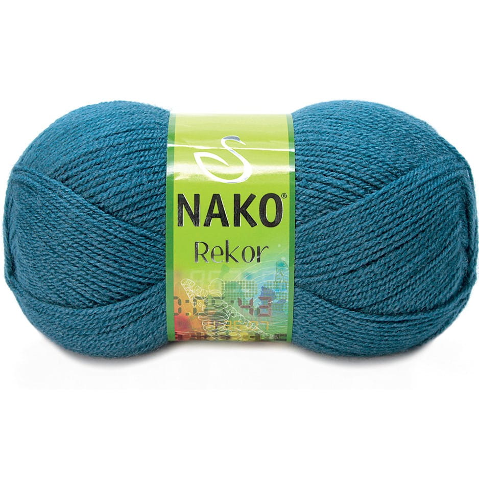 Włóczka Nako Rekor kol. 185 jeansowy
