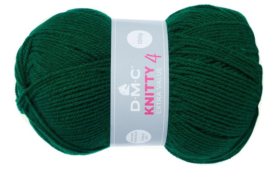 WŁÓCZKA DMC KNITTY 4 KOL.839 / ZIELEŃ BUTELKOWA