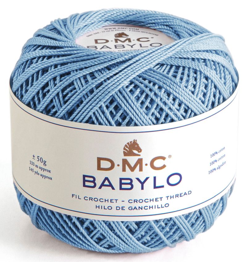 DMC BABYLO 5 kol. 3840 błękitny 50gr /133 m.
