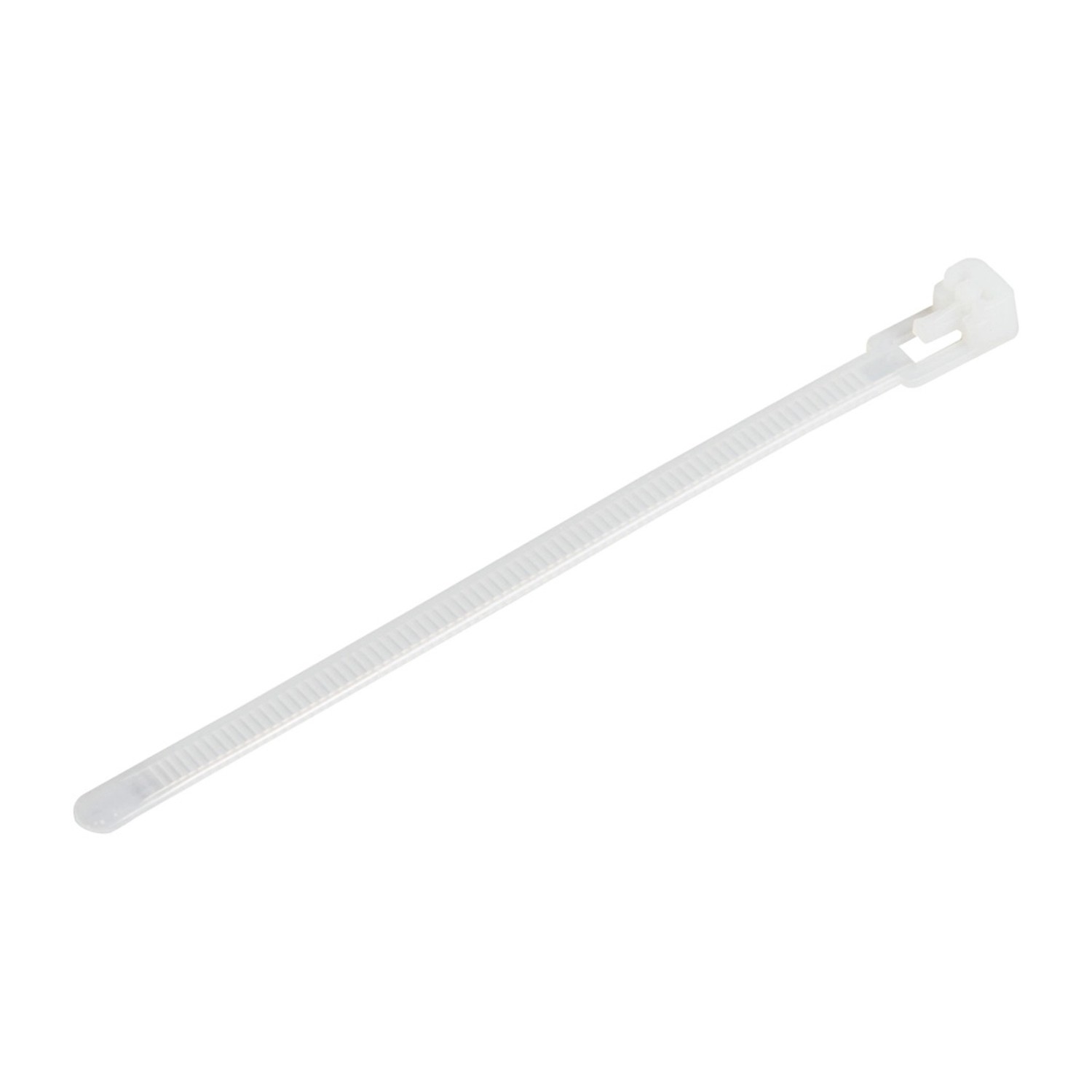 LUX Opaski do kabli białe 7,6 x 150 mm 25 szt.