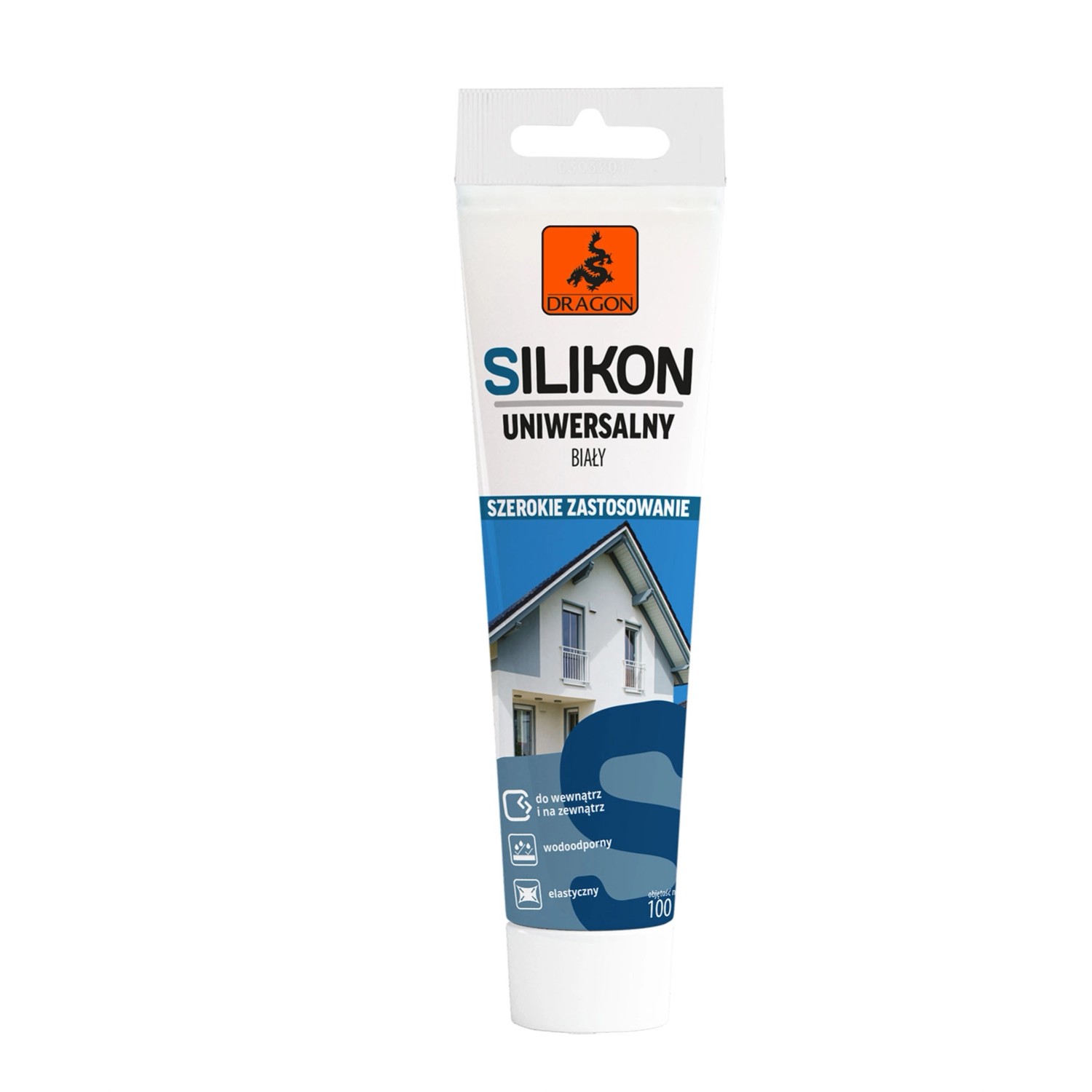 Dragon Silikon uniwersalny biały 100 ml