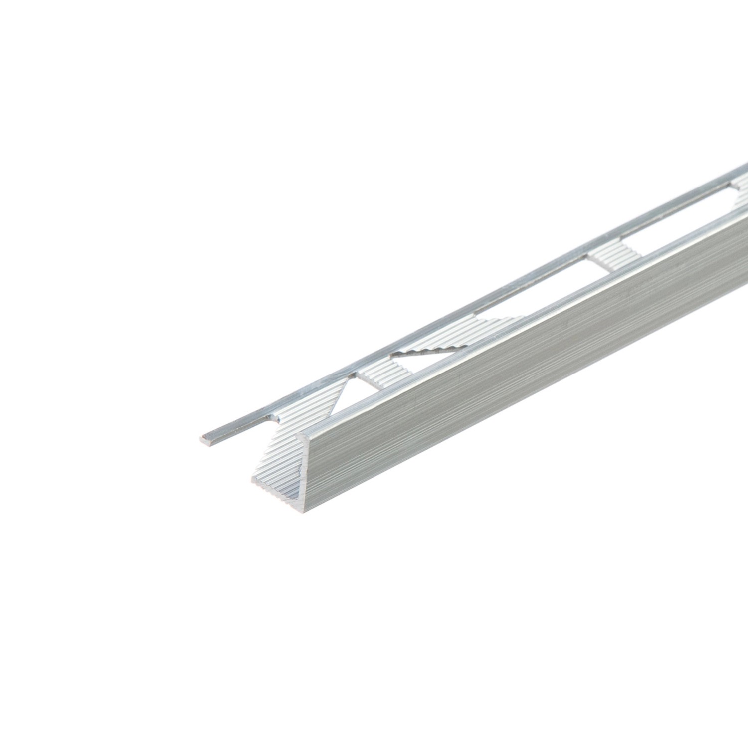Cezar Profil aluminiowy do glazury narożny naturalny 10x1x3000 mm