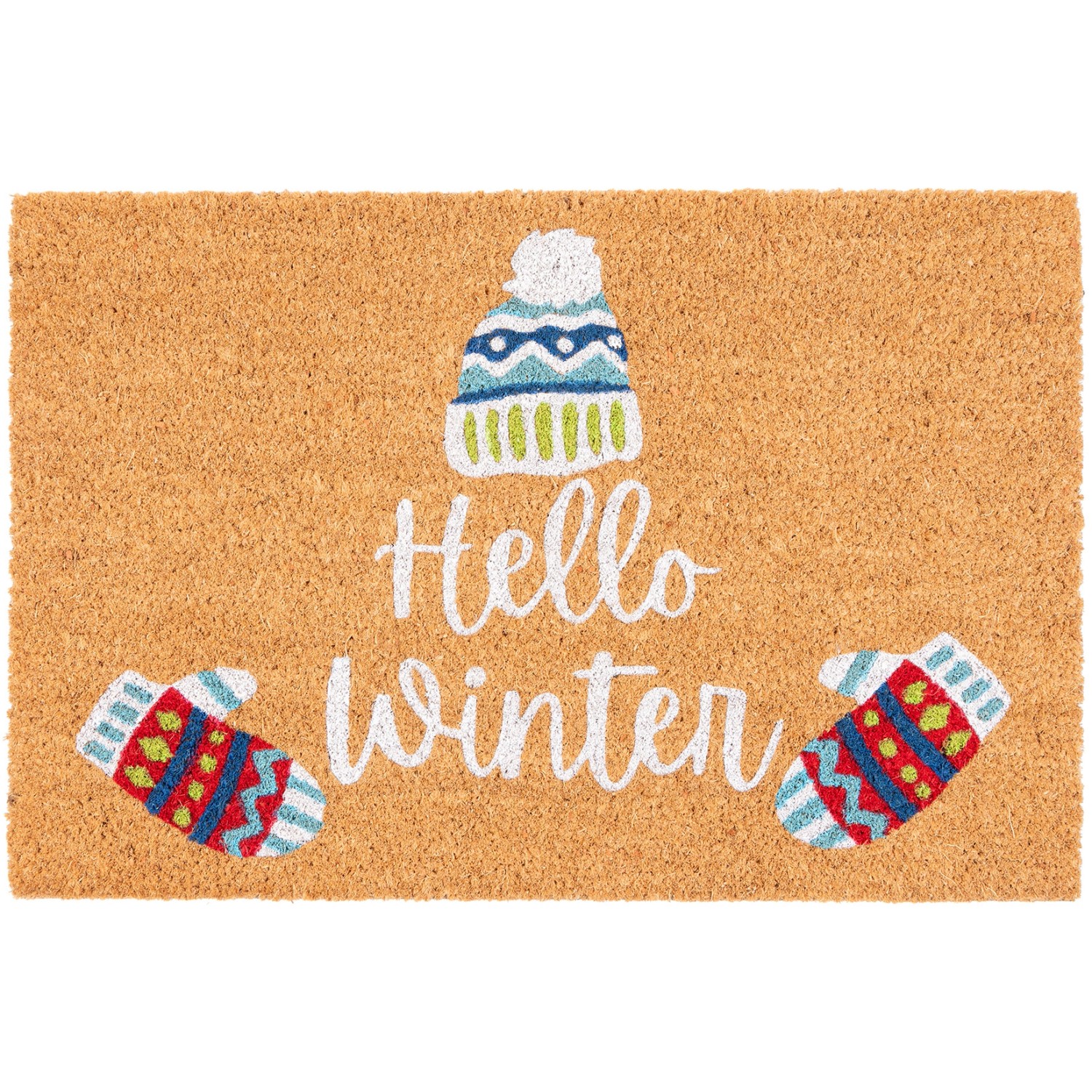 Wycieraczka kokosowa WINTER Hello40 x 60 cm
