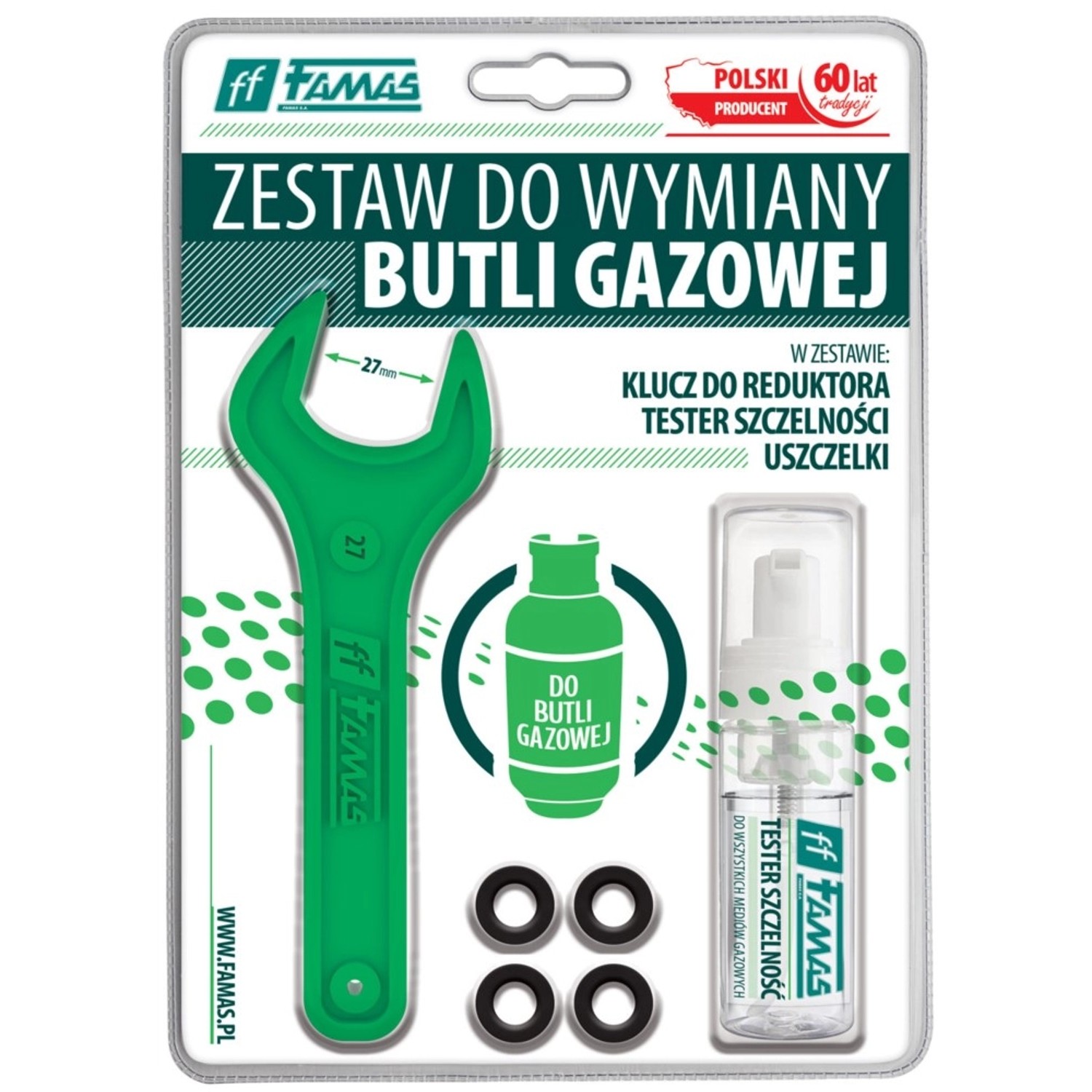 Famas Zestaw do wymiany butli gazowej