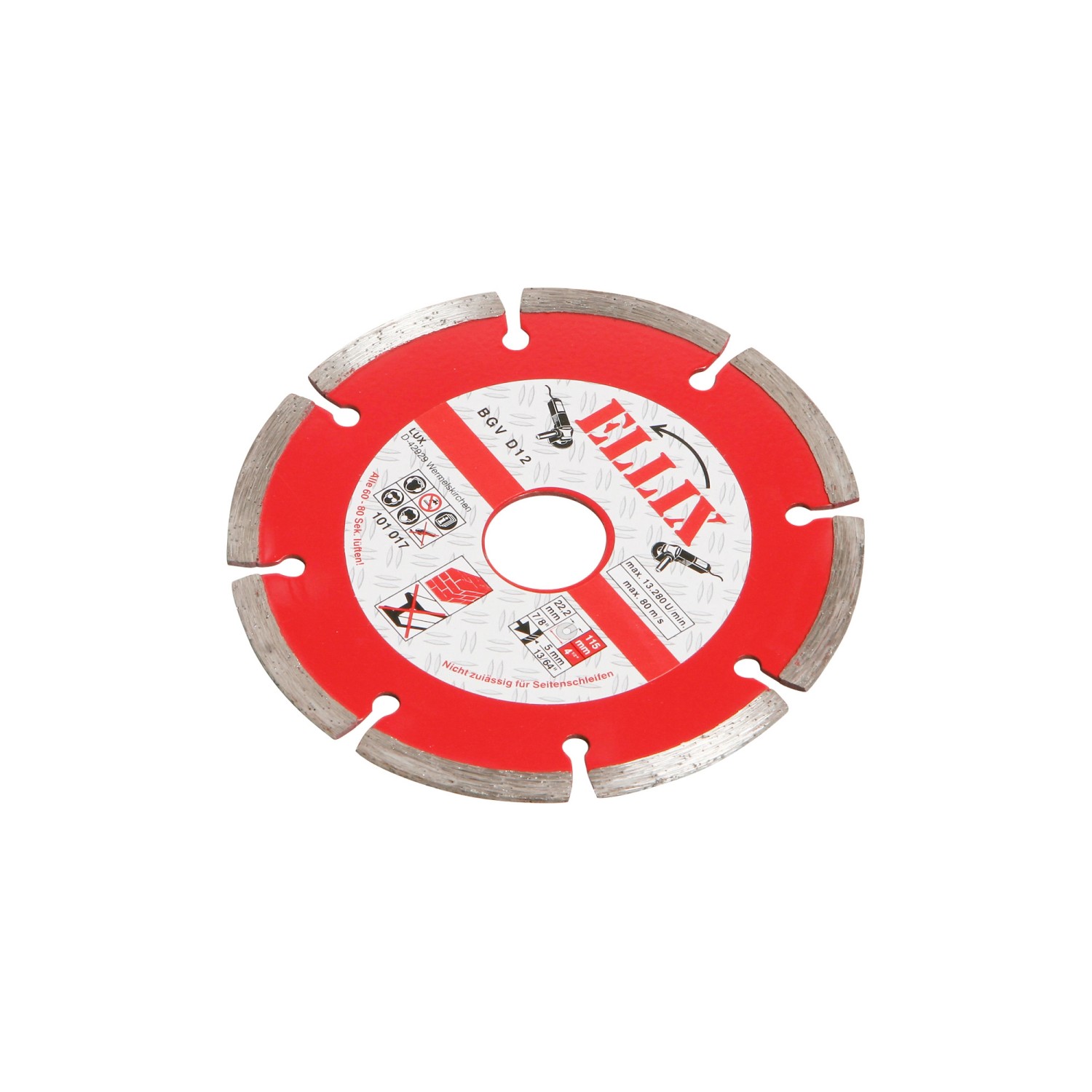 LUX Tarcza diamentowa segmetowa 115 mm