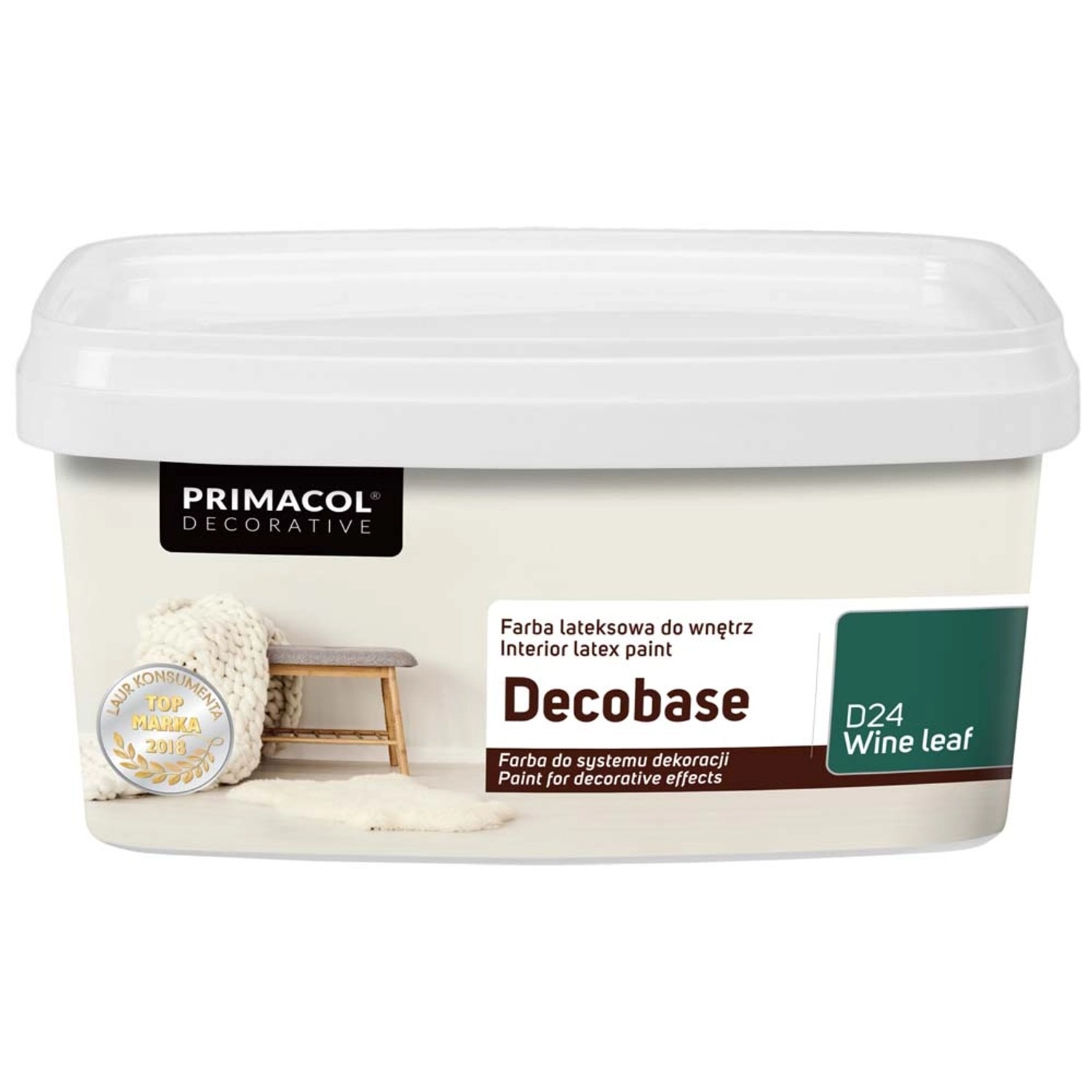 Primacol Emulsja lateksowa Decobase Wine Leaf 1 l