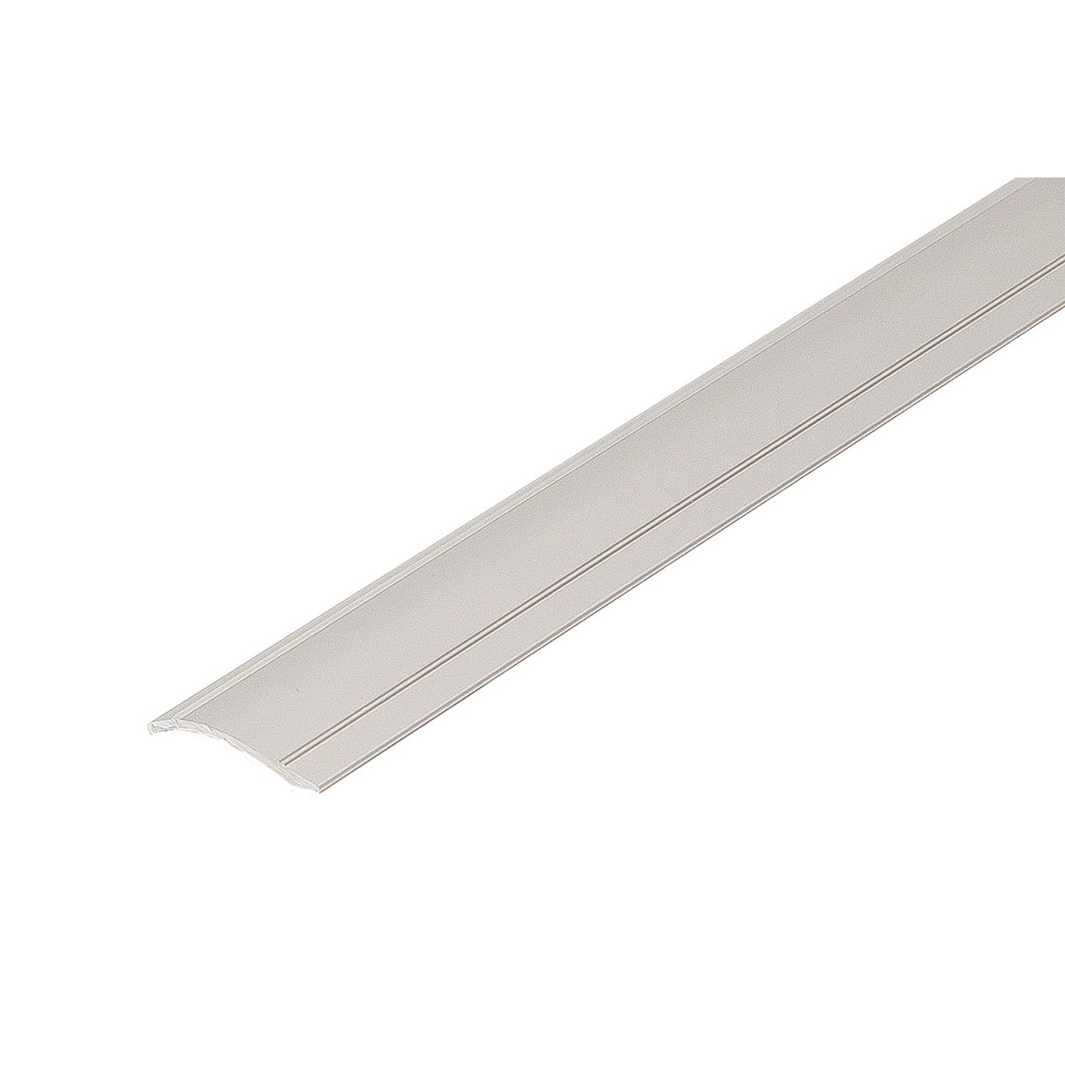 Cezar Profil podłogowy aluminiowy klejony 40 mm x 1 m srebrny