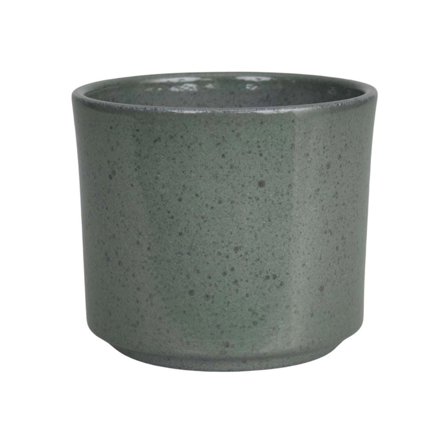 Osłonka Como stone zielona - 14 cm