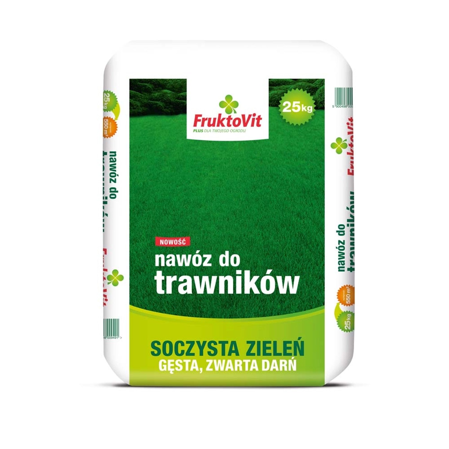 Nawóz do trawników Fruktovit granulat - 25 kg