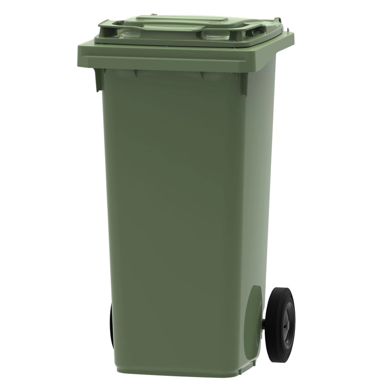 Pojemnik zielony na odpady szklane - 120 l