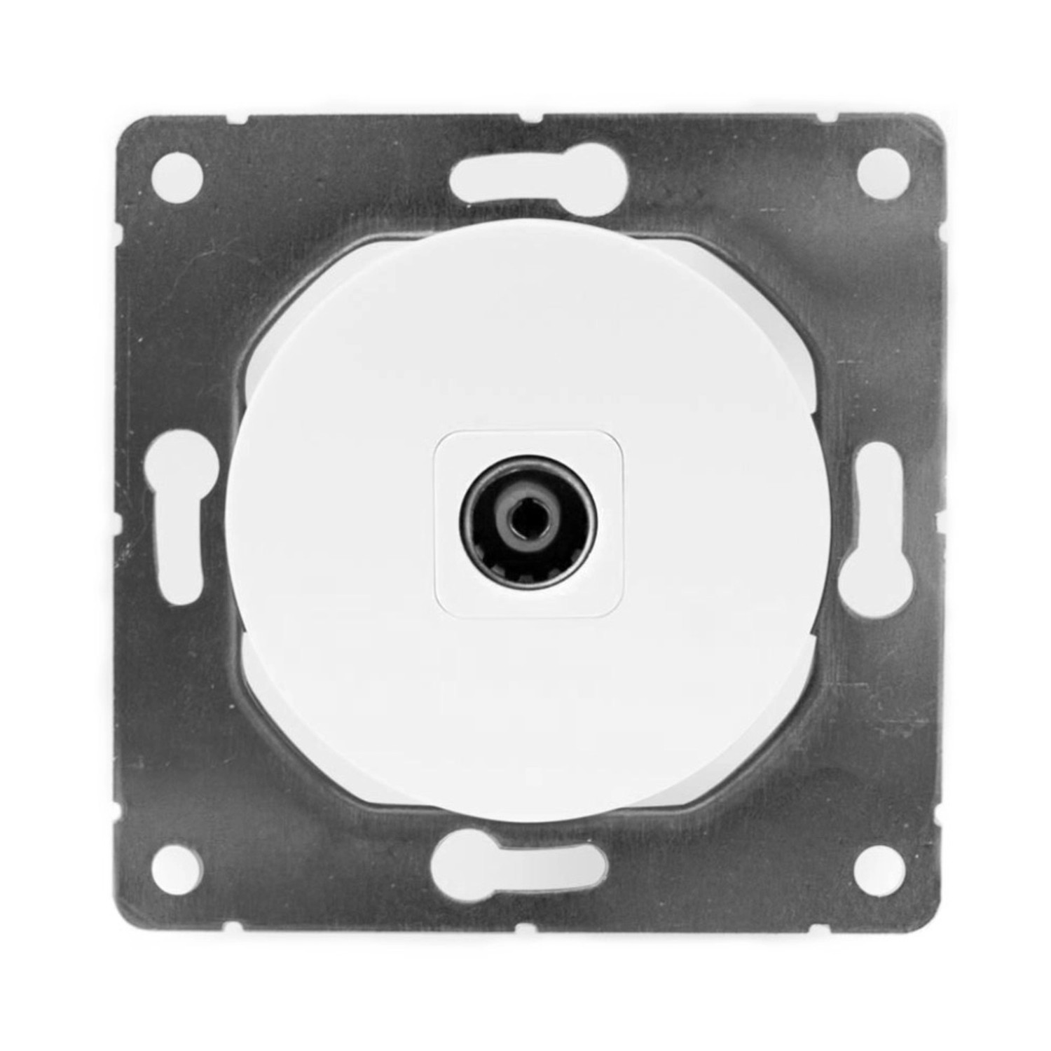 Electromalt Gniazdo Oval TV białe