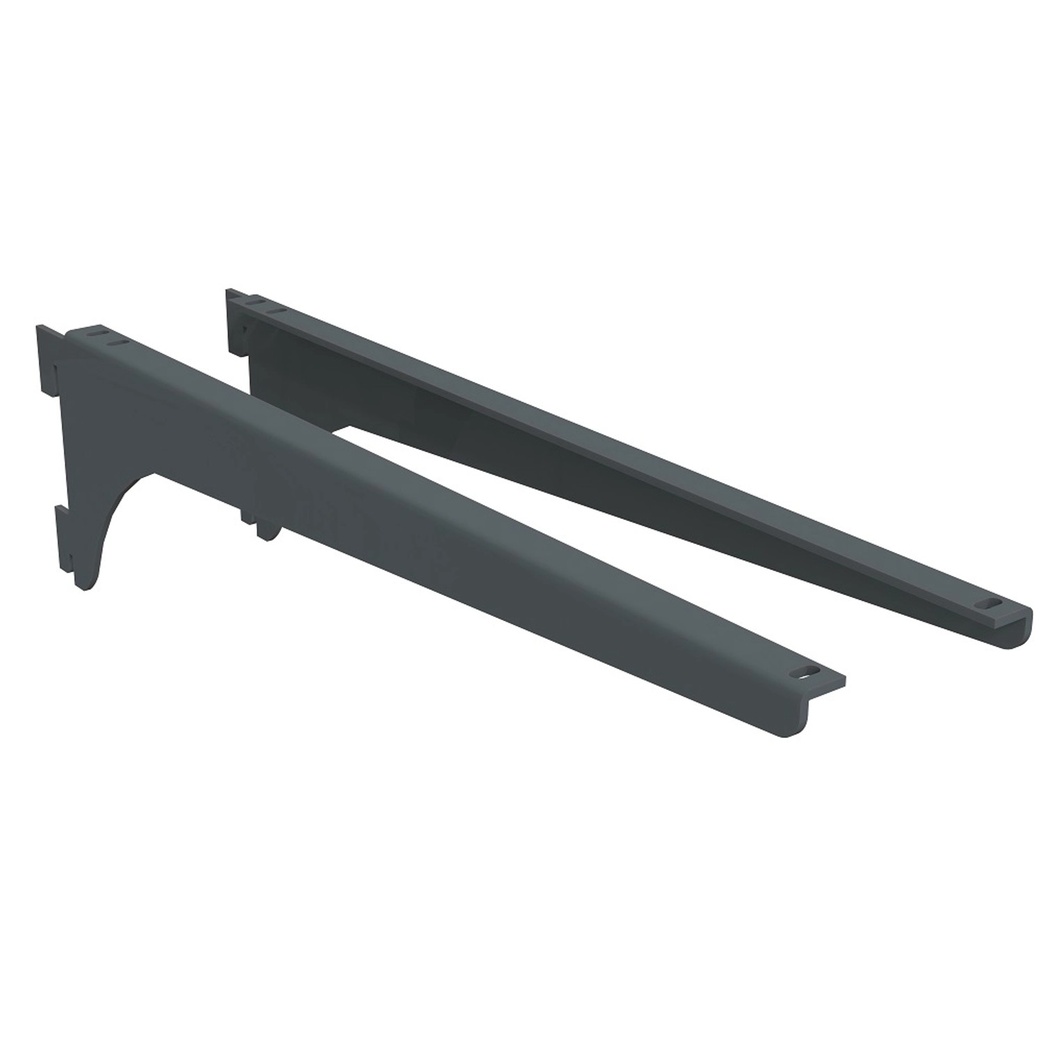 Domax Wspornik kątowy antracytowy pojedynczy para 480 mm