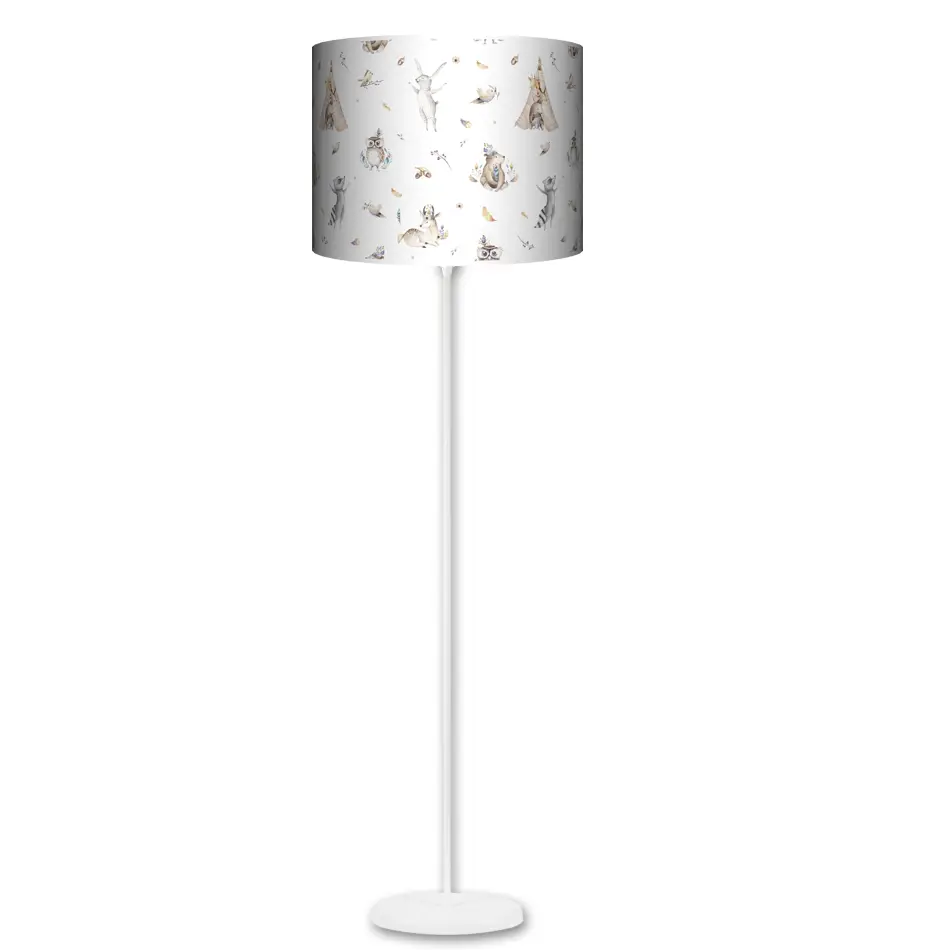 Lampa stojąca MAXI - Woodland-Friends - kolor podstawy do wyboru FL - biały