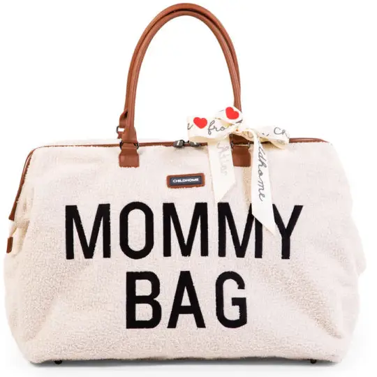 Childhome Torba Mommy Bag Teddy Bear White (Limited Edition)