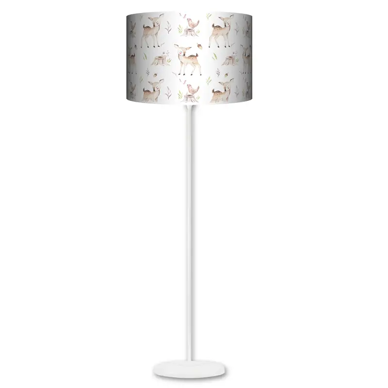 Lampa stojąca MAXI Woodland Party 1 - kolor podstawy do wyboru FL - biały