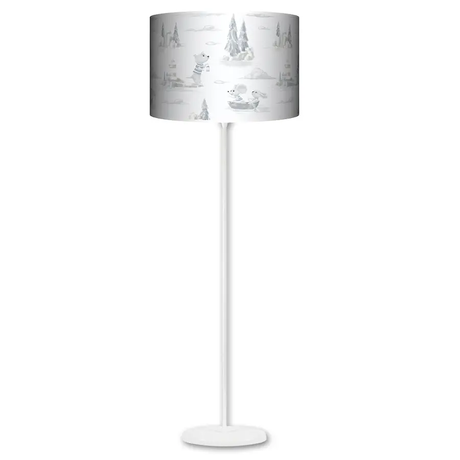 Lampa stojąca MAXI Little Sailor- kolor podstawy do wyboru FL - szary
