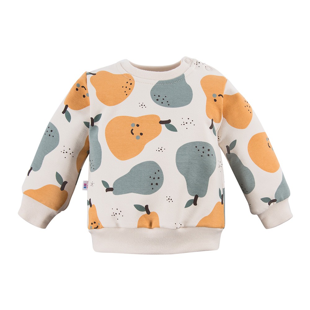 Bluza dziecięca ecru w gruszki EV