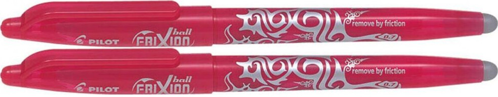 2x Pióro kulkowe wymazywalne Pilot Frixion Ball, 0.7mm, różowy