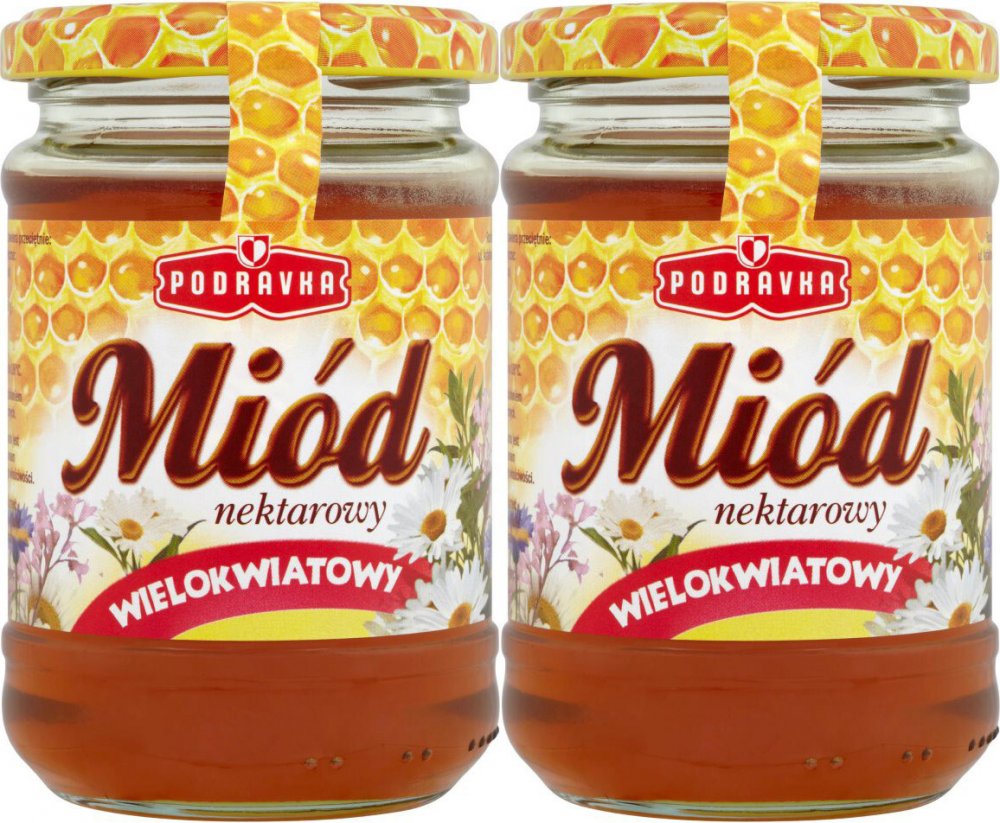 2x Miód wielokwiatowy Podravka, 350g