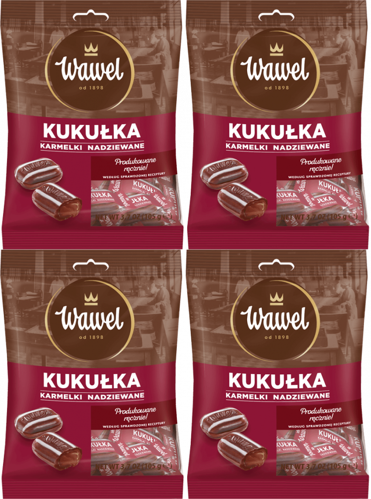 4x Karmelki Wawel Kukułka, 105g
