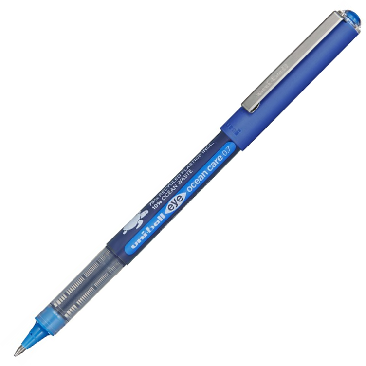 Pióro kulkowe Uni Eye Ocean Care, UB-157-ROP, 0.7mm, niebieski