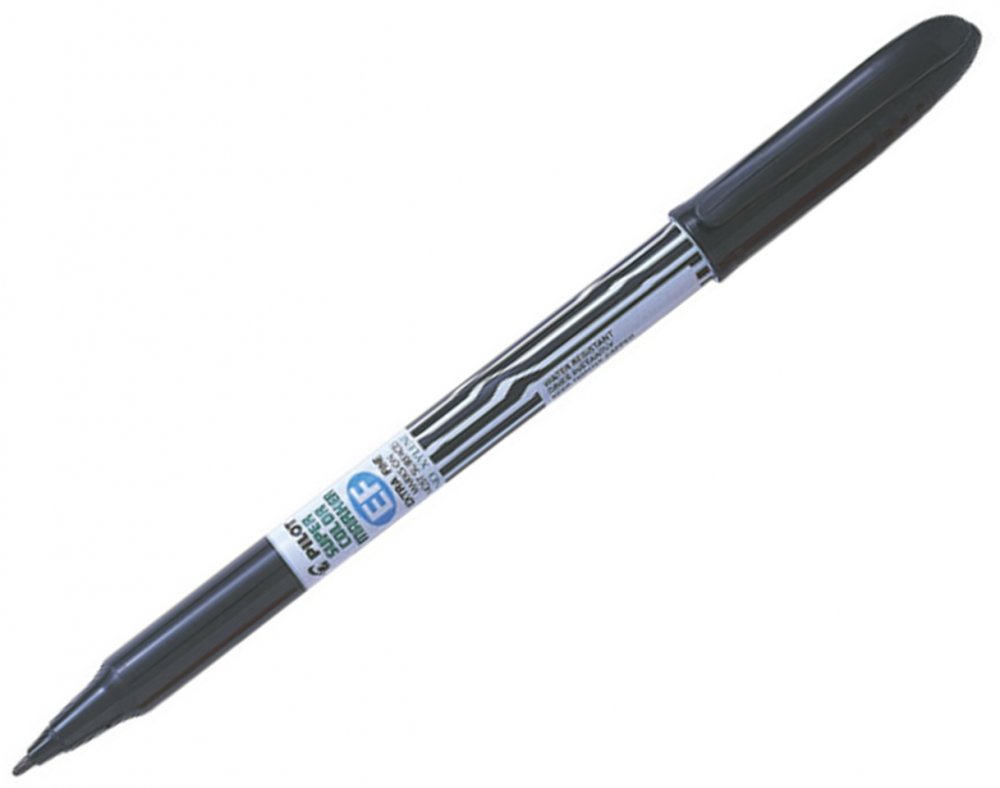 Marker do płyt CD i DVD Pilot, SCA-EF, okrągła, 2mm, czarny