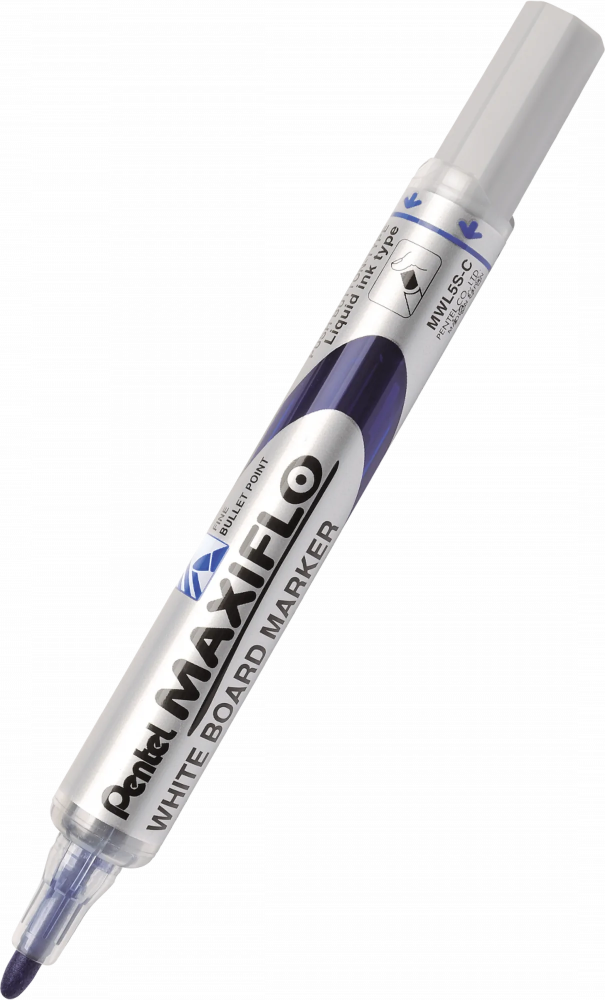 Marker suchościeralny Pentel Maxiflo MWL5S, okrągła, 4mm, niebieski